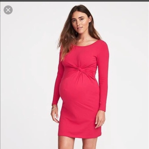 Red Maternity Dress